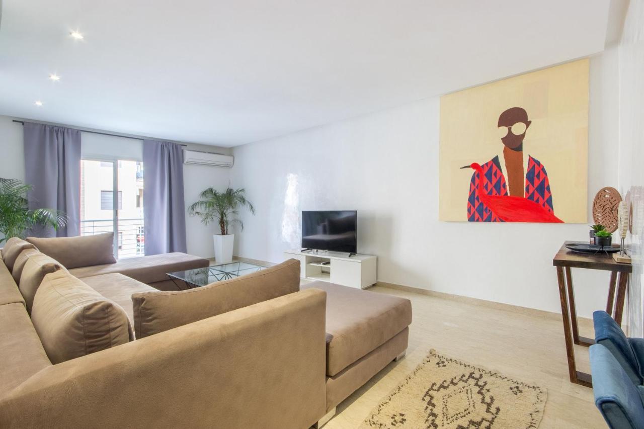 Apartement For Group In Gueliz Marrakesch Exterior foto