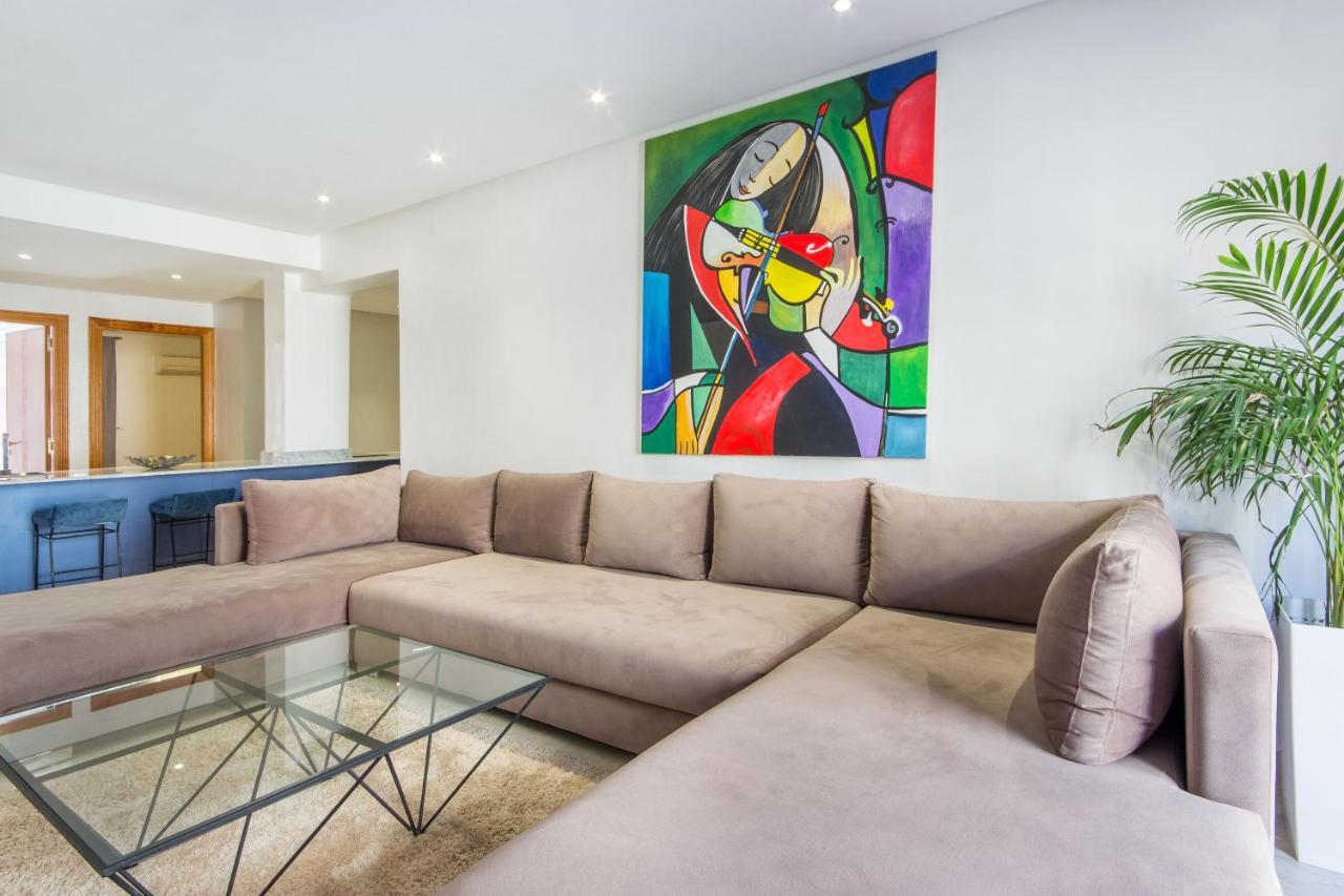 Apartement For Group In Gueliz Marrakesch Exterior foto