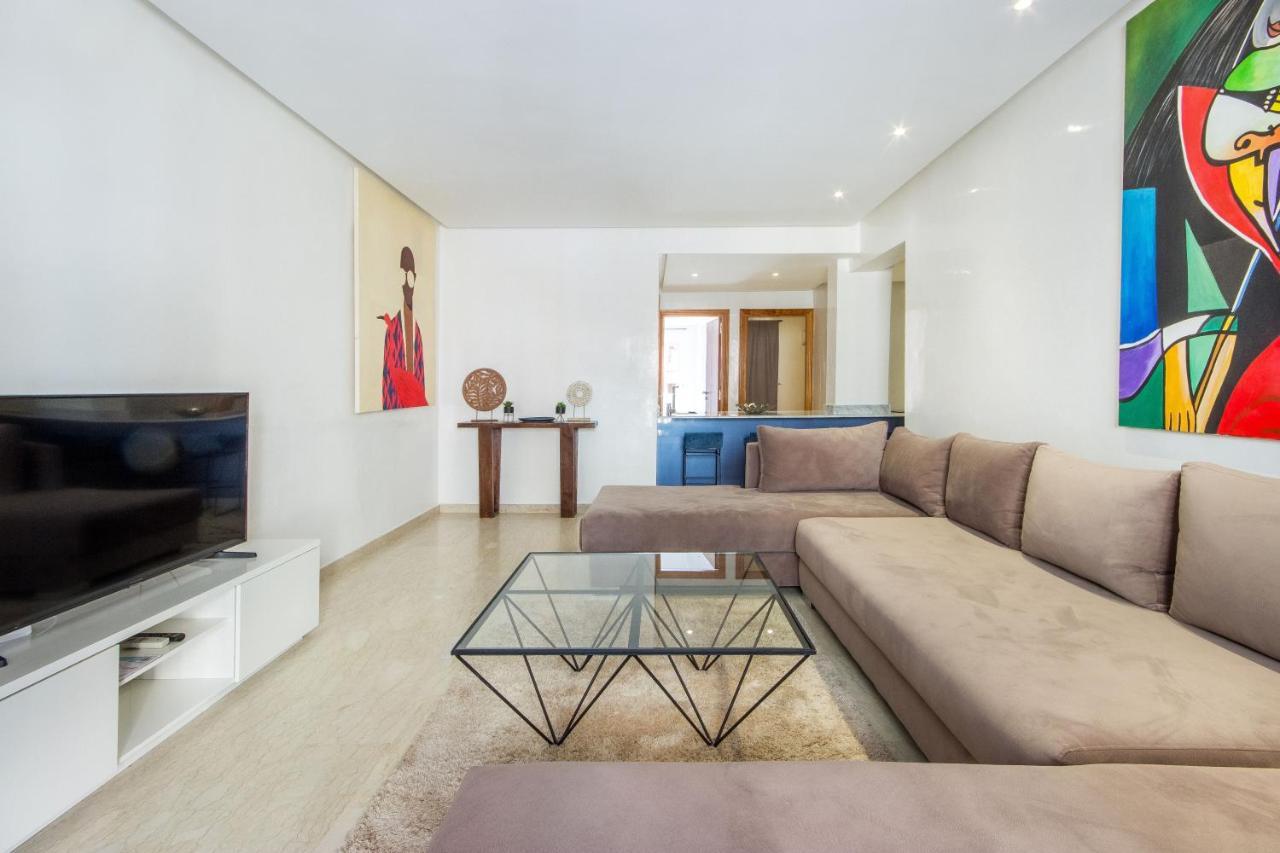 Apartement For Group In Gueliz Marrakesch Exterior foto